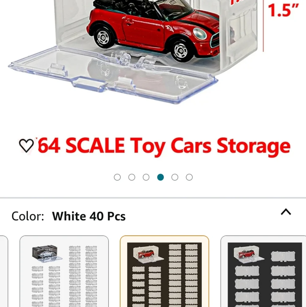 Match box cases for 40 cars , small toys all new mix and match